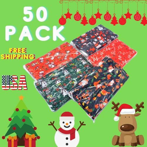 50 Pack Limited Edition Chrismas Mask Free Shipping