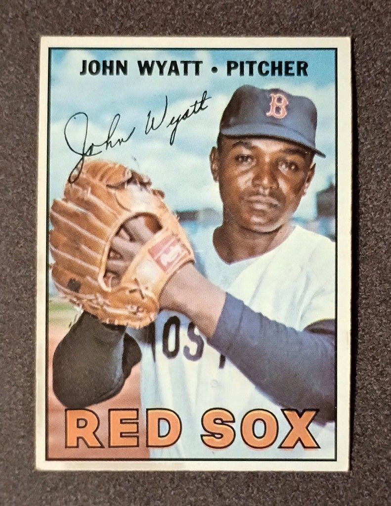 1967 Topps John Wyatt Boston Red Sox #261 Baseball Card Vintage Collectible MLB