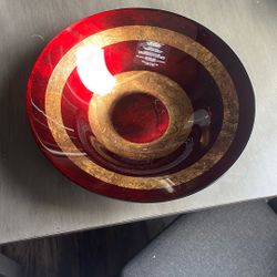 Hand Blown Glass Bowl