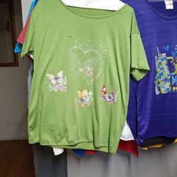 Green Butterfly Shirt