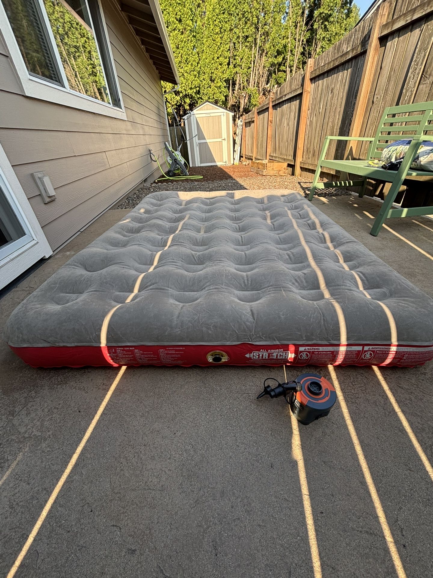 Coleman 2 Person Air Mattress And Air Pump