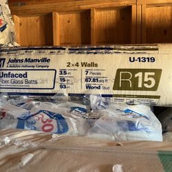 Insulation R15X15 Unfaced $55 Per Bag 