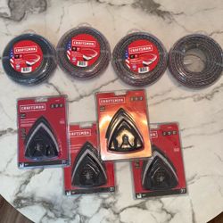 Craftsman Trimmer Line & Oscillating Sanding Assortment Bundle