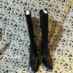 Dolls Kill Black Widow Riding Boots