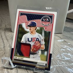 2025 panini star and stripes ben jacobs relic 24/25