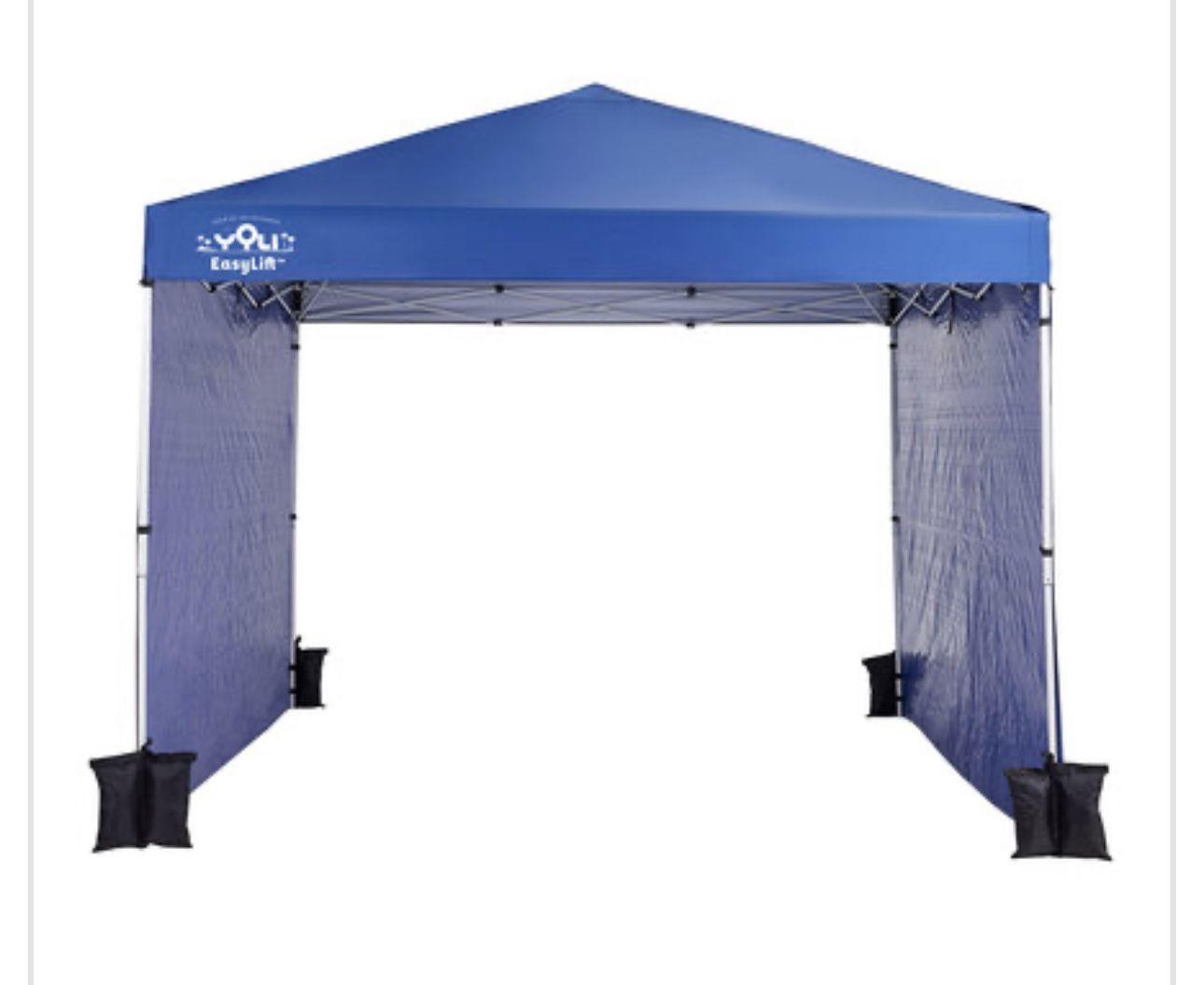 Yoli Malibu EasyLift 100 10' x 10' Straight Leg Instant Canopy Value Pack