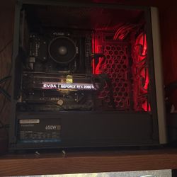  gaming pc set up 2080 ti ryzen 5 3600