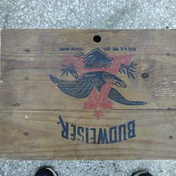 Anheuser-Busch Antique Wooden Box