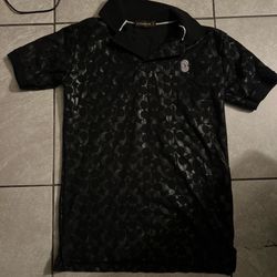 Black coach polo