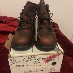 redwing style 926 size 8.5d soft toe