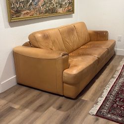 Leather 3 Seat Sofa