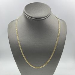 14KT YELLOW GOLD 21” MIAMI CUBAN LINK CHAIN 3.25MM 17.8GR