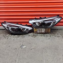 FOR 2014-216 Kia FORTE 5 KOUP BLACK HOUSING CLEAR CORNER PROJECTOR HEADLIGHT