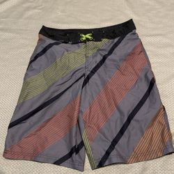 Art Class Boys Size 18 Swim Trunks Swimsuit Has Adjustable Waist 