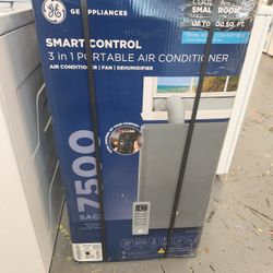 Amazing Ge 7,500 Smart Portable Air Conditioner With Dehumidifier And Remote APWD07JASG