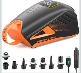 NEW OutdoorMaster SHARK 3 Rechargeable Electric SUP Pump 20PSI 74Wh