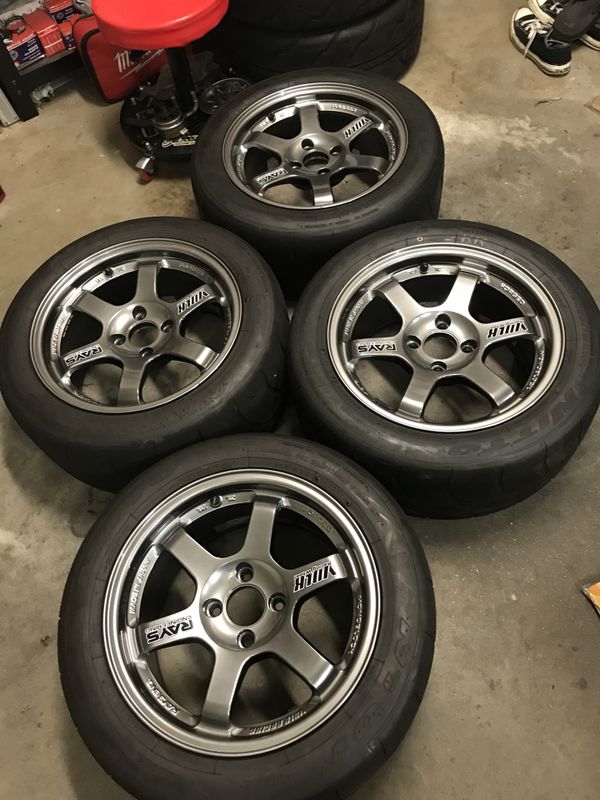 225 45 15 >> Volk Te37 Og Formula Silver 15x8 35 4x100 With Nitto Nt01 225 45 15 225 45 15 >> Volk Te37 Og Formula Silver 15x8 35 4x100 With Nitto Nt01 225 45 15