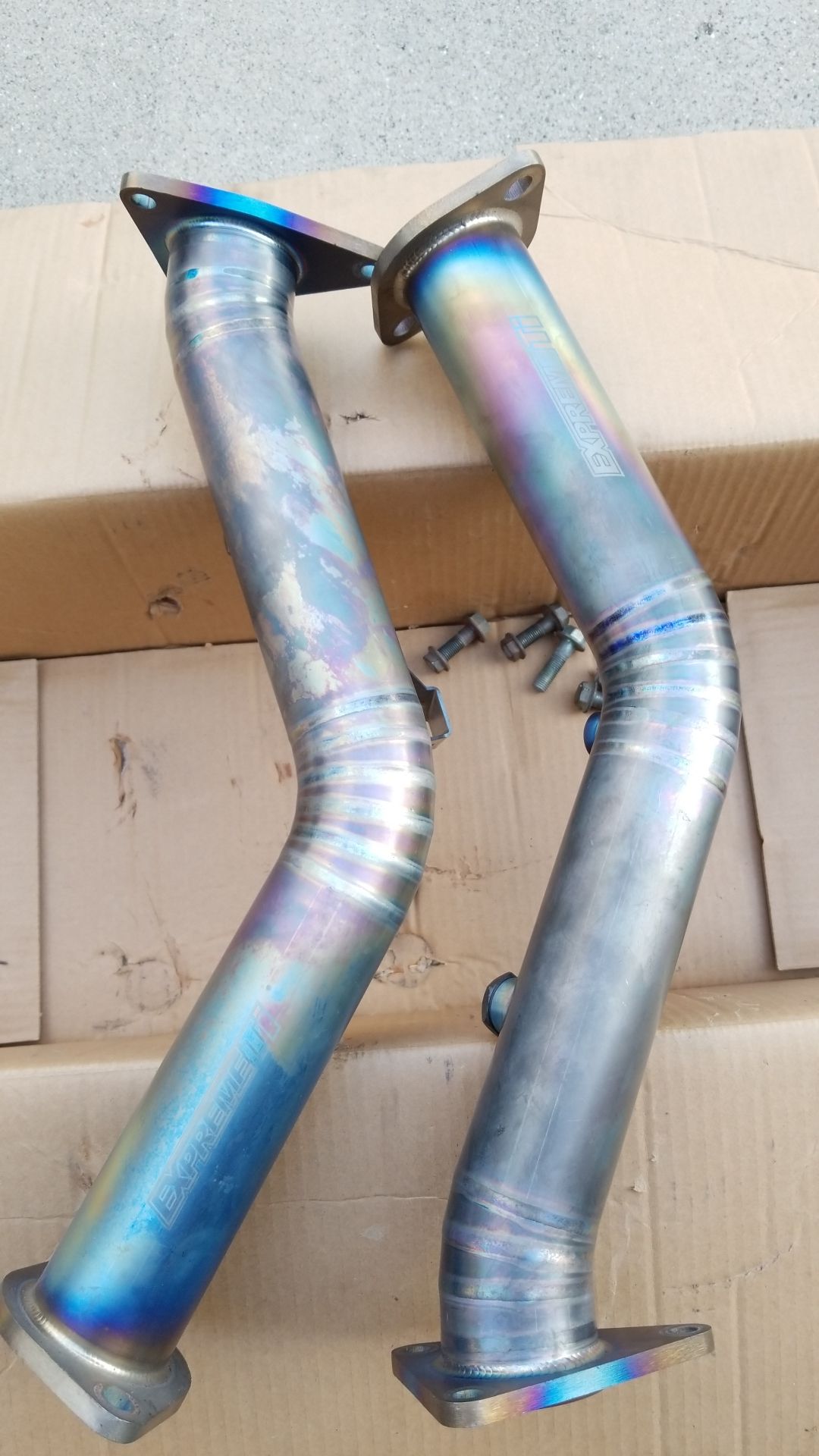 TOMEI EXTREME Ti TITANIUM TEST PIPES 350z/370z/G37
