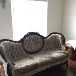 Gorgeous French Victorian custom made 3 piece couch set