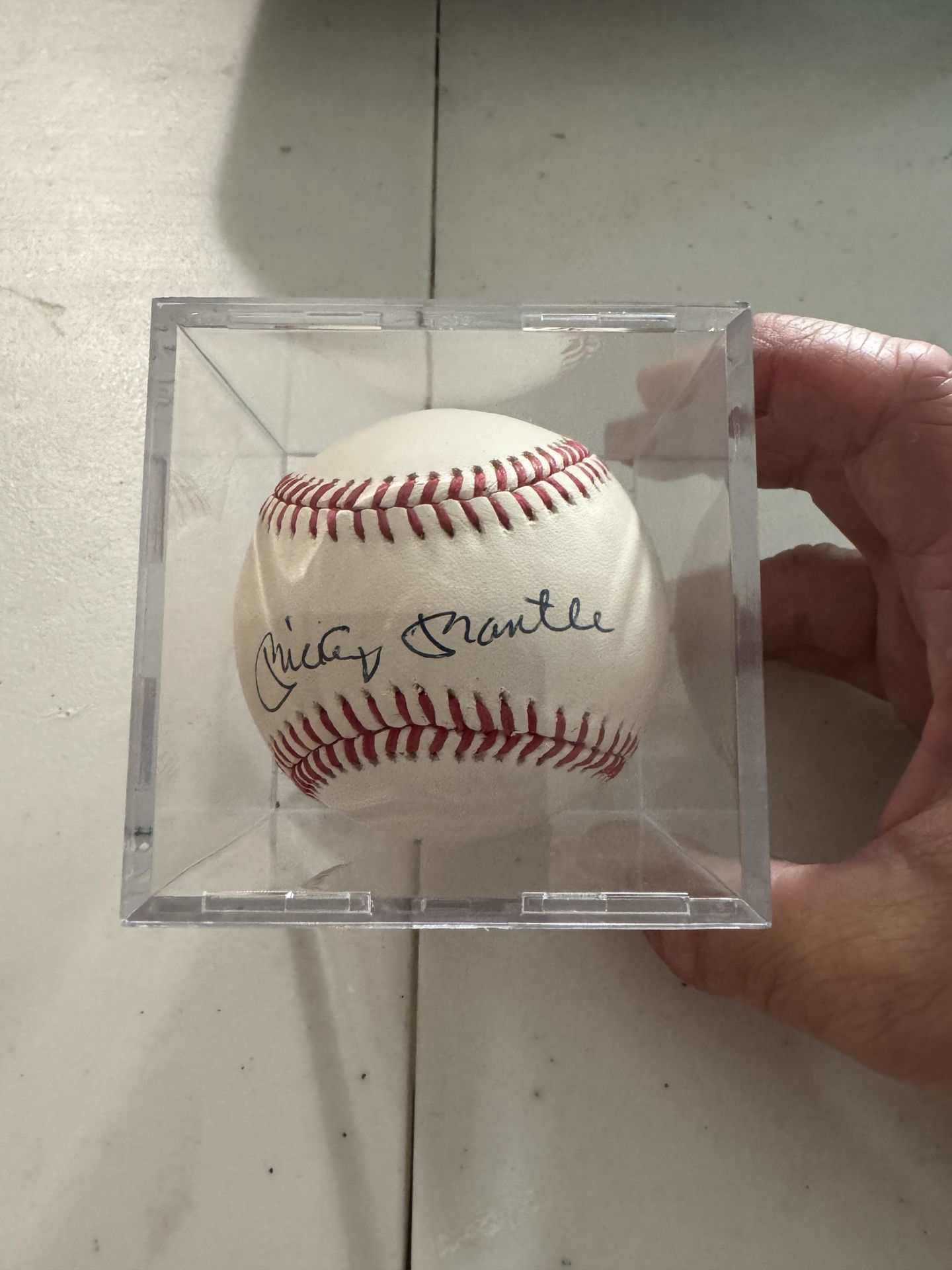 New York Yankees Mickey Mantle Signed/ Autographed Baseball JSA Certified 