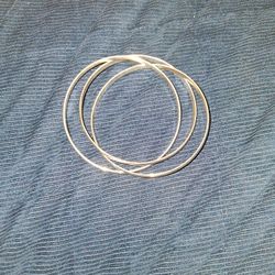 $7 Silver Bangle Bracelet