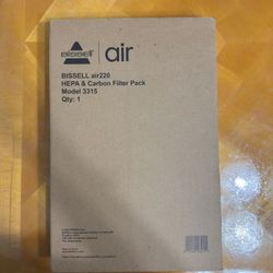 Brand New Bissell Air220 Hepa & Carbon Filter Pack