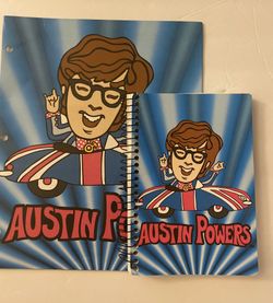 New Austin Powers Notebook + Folder: $4