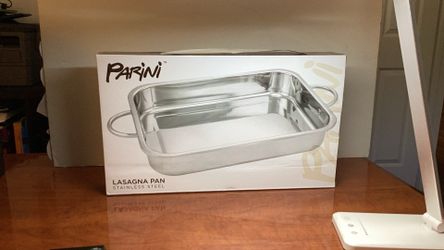 New Panini stainless steel lasagna roasting pan new in box
