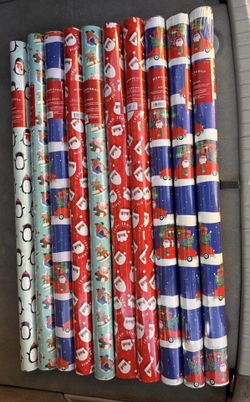 Wonder shop wrapping paper($10 for all 10)