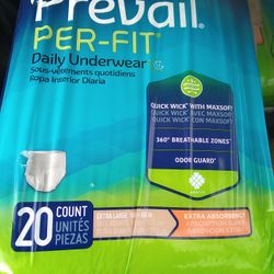 Prevail Adult Diapers X Lg