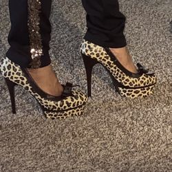 Sexy Cheetah Print 5 Inch Heels