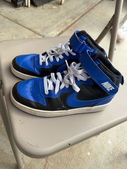 Nike High-Top Sneakers Blue and Black