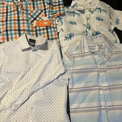 4 Boys Dress Shirts