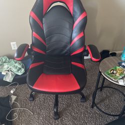 Red And Black Gamer Chairs And Black Blue Rocker Gamer Chair
