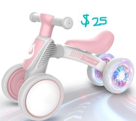 Baby bike with light up wheels