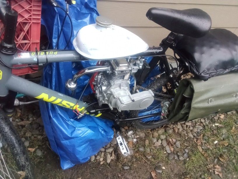 4 Stroke Gas Bike New Motor