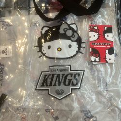 LA Kings Hello Kitty Clear Reusable Bag 