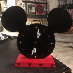 Disney Parks I Am Mickey Mouse Tabletop Clock