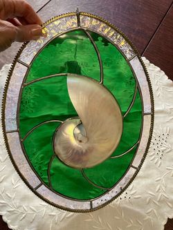 Coastal stain glass