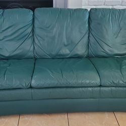 Lazy Boy Real Leather Couch And Love Seat