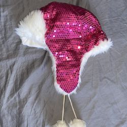 Girl’s Pink Sequin Hat
