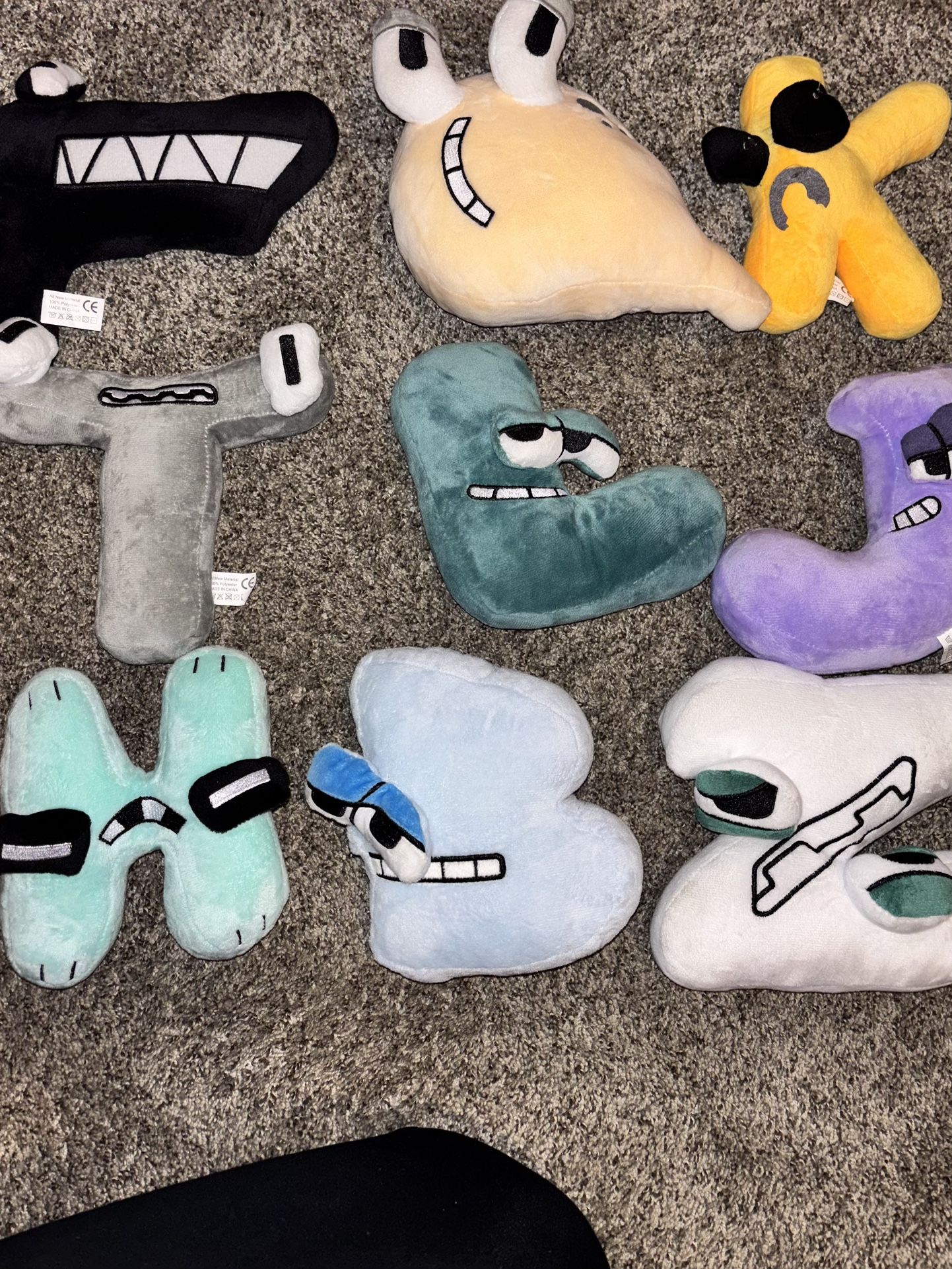 Alphabet Lore plushies