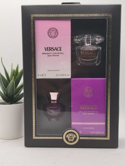 Versace 

Mini Dylan Purple & Bright Crystal Perfume Set

.16 fl ⭐️