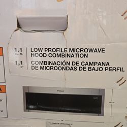 New Microwave hood combination