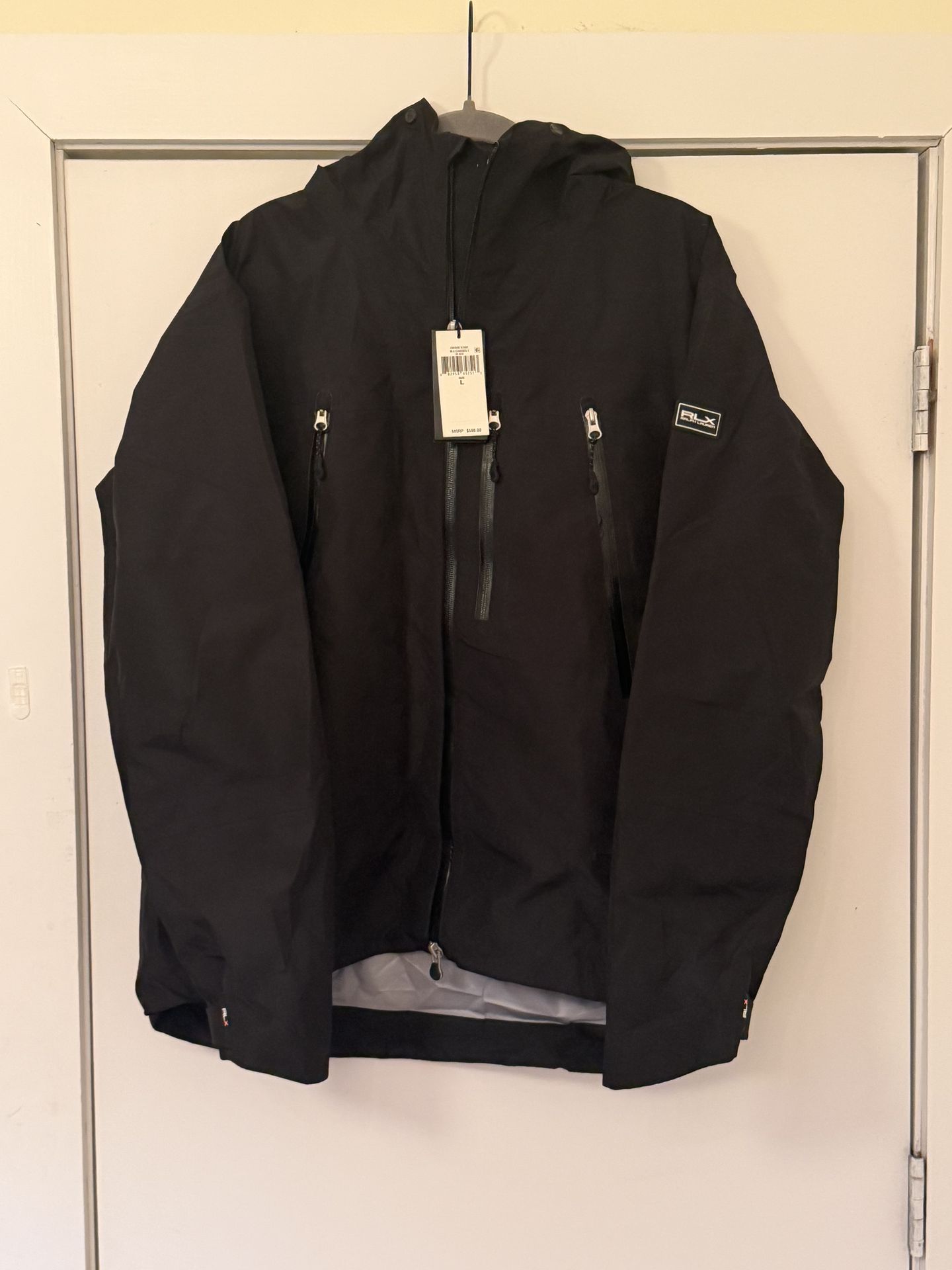 RLX LARGE NWT UNIT 03 RIP STOP RAIN TECH JAVKET