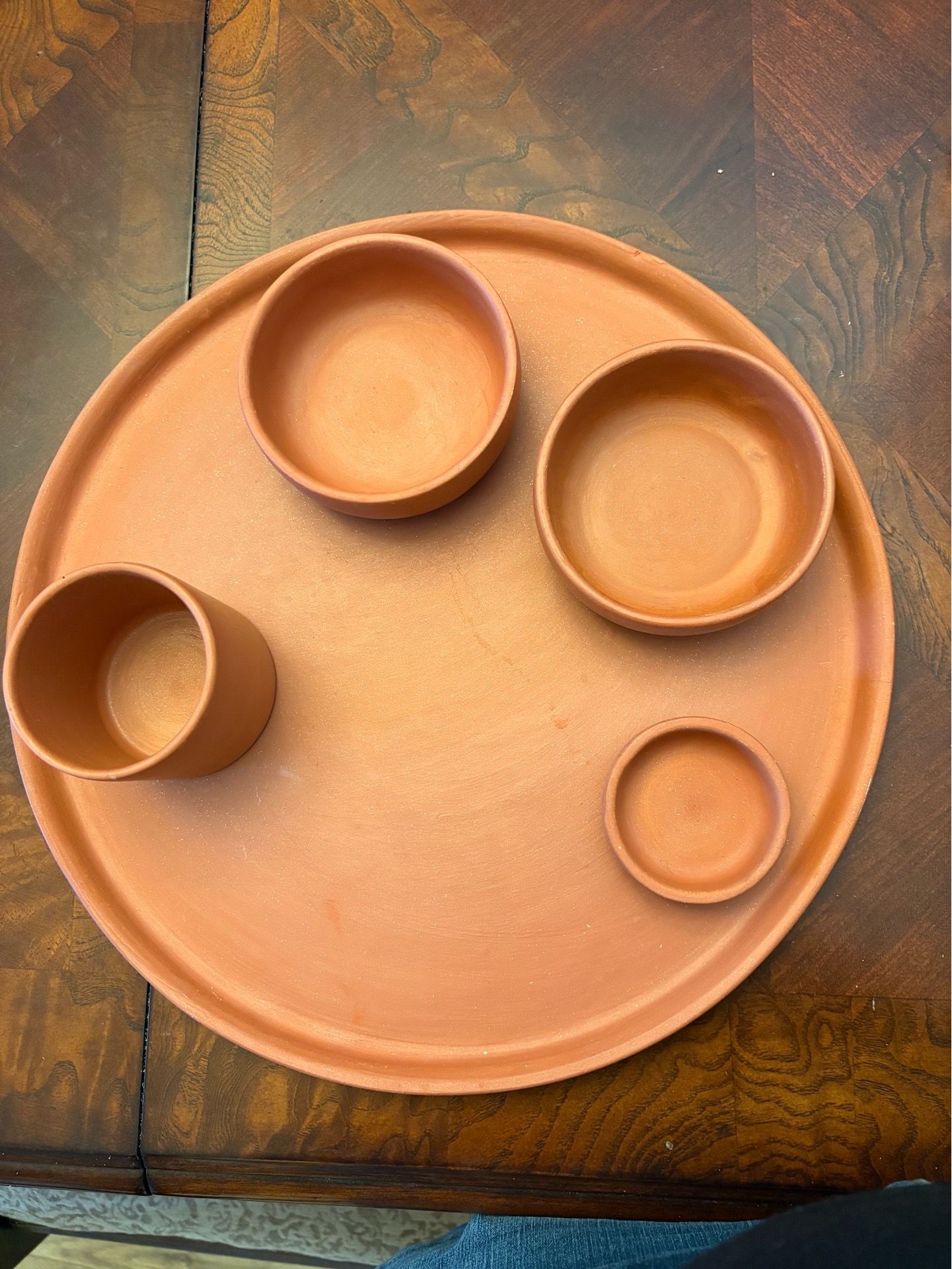 20 piece terracotta dinner set