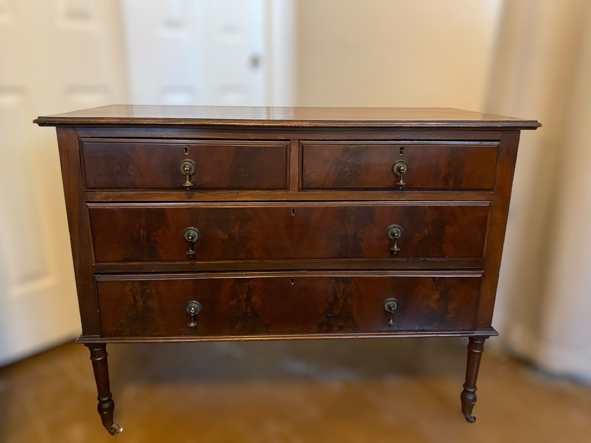 Antique Dresser Wooden Dresser In Original Condition
