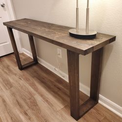 Handcrafted Rustic Farmhouse Console Table | Entryway or Sofa Table
