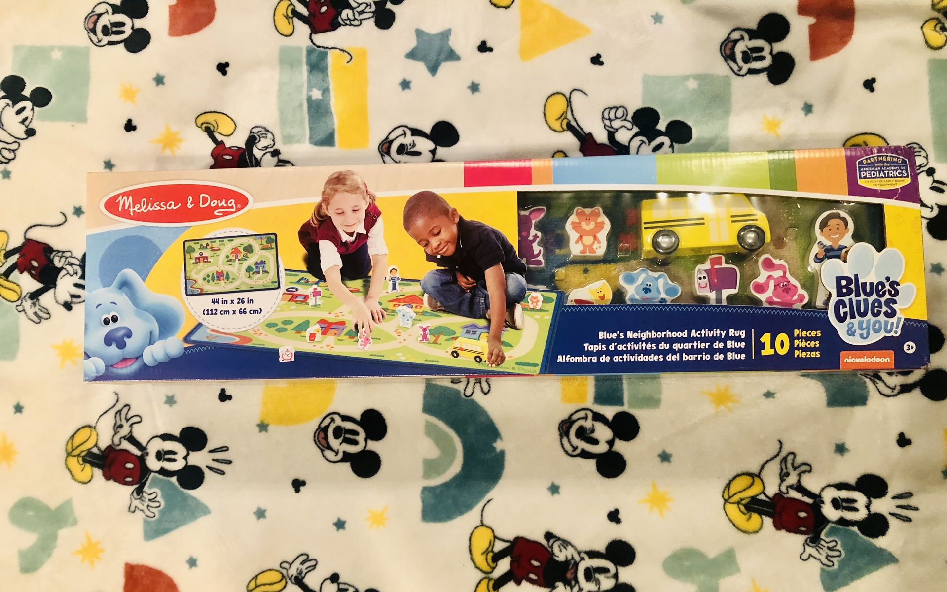 Melissa & Doug Blue's Clues & You! Blue's Neighborhood Activity Rug