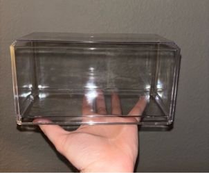 1/24 scale plastic display case ($5 each)